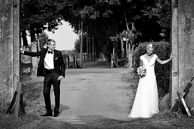 Hochzeit in Schwarz&Weiß