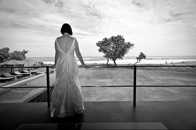 Beach wedding Bali