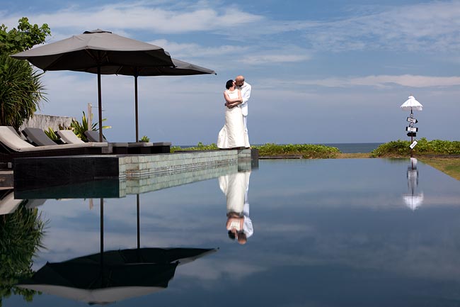 Beach wedding Bali